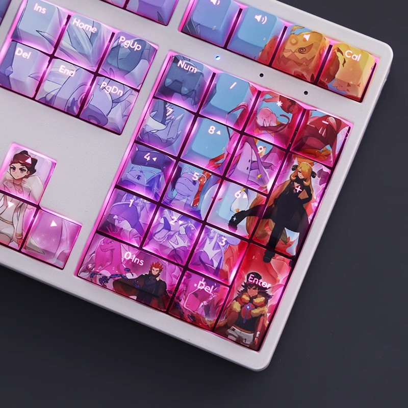 精靈寶可夢 108鍵 標準配列 衛星軸鍵帽-ZUIHANG SHOP