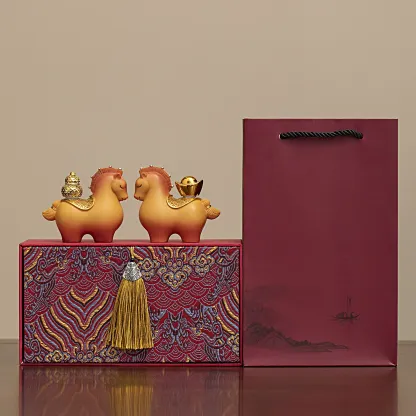 🐎新年快樂🔜 快速出貨『愛馬事事順利禮盒』馬上有錢開運擺件禮盒