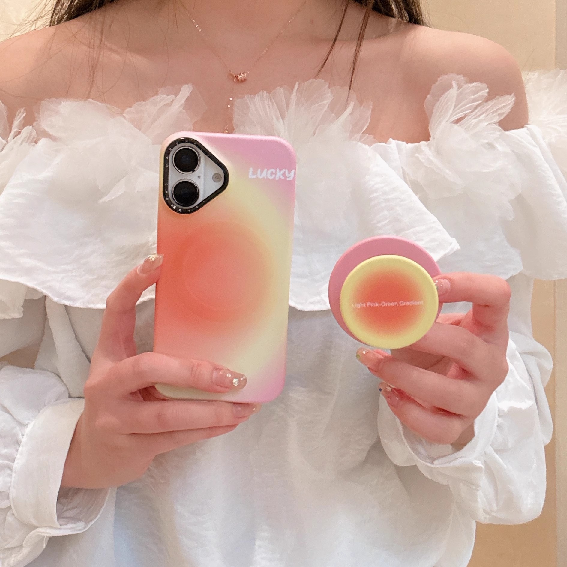 韓系小眾漸變暈染手機殼-ZUIHANG SHOP