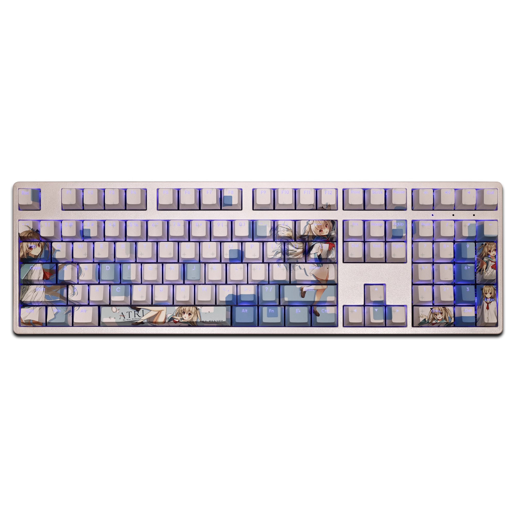 亞托莉透光RGB108鍵標準配列衛星軸鍵帽-ZUIHANG SHOP
