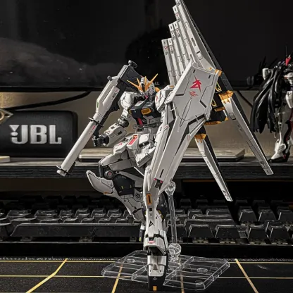 RG ν鋼彈 R32帶浮游砲背包帶水帖支架