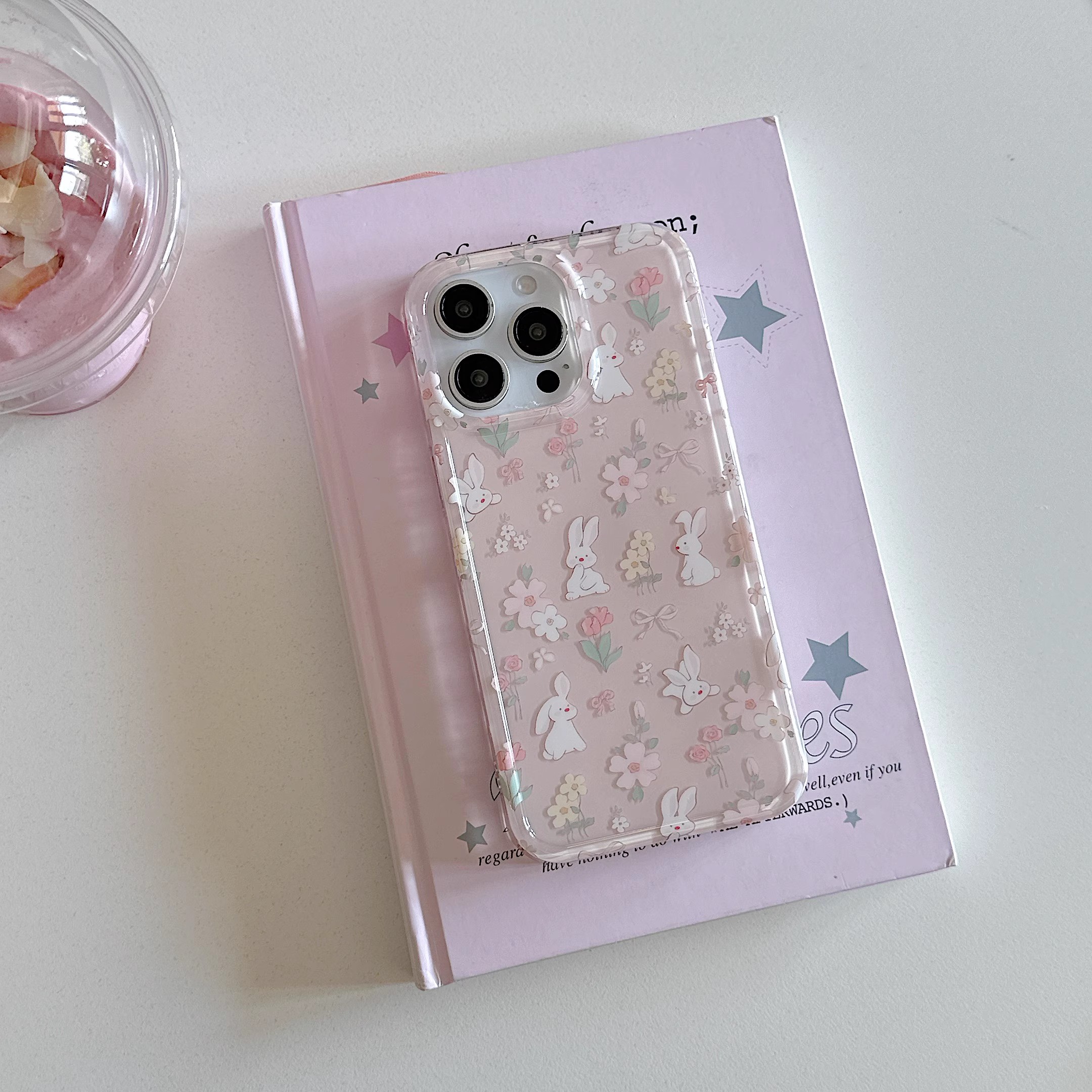 韓系可愛卡通花環兔子手機殼-ZUIHANG SHOP