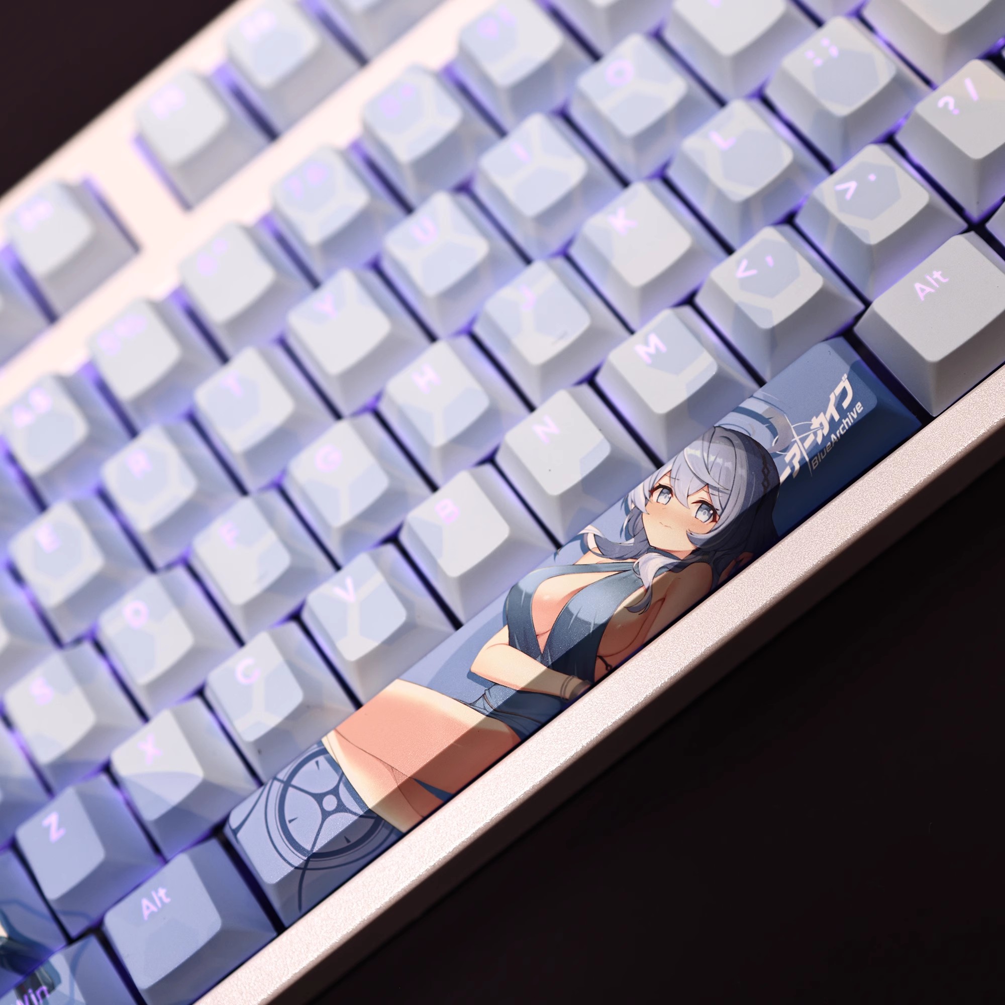 天雨亞子禮服版透光RGB108鍵標準配列衛星軸鍵帽-ZUIHANG SHOP