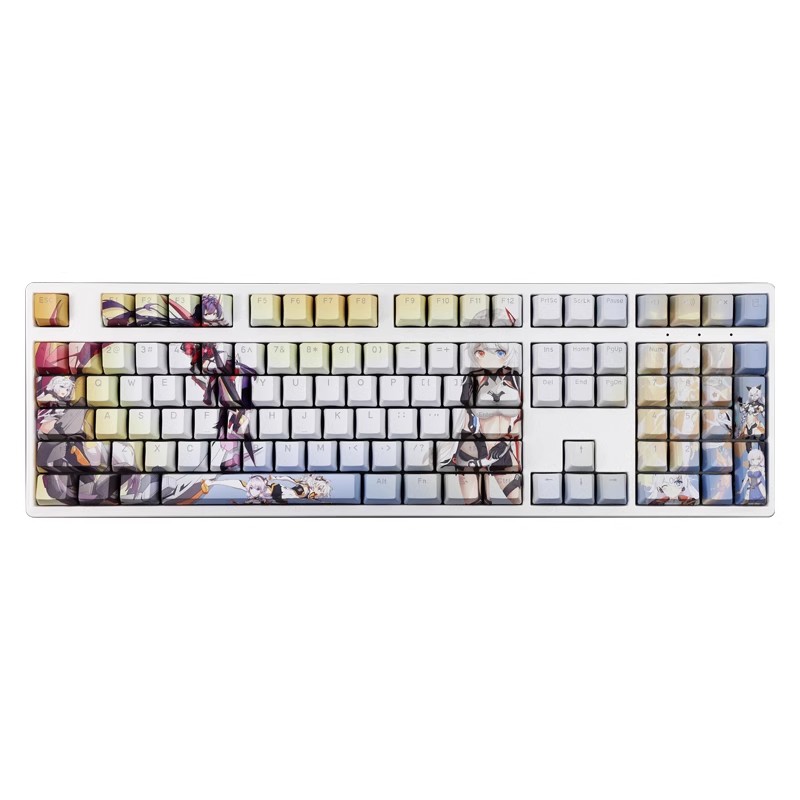琪亞娜透光RGB108鍵標準配列衛星軸鍵帽-ZUIHANG SHOP