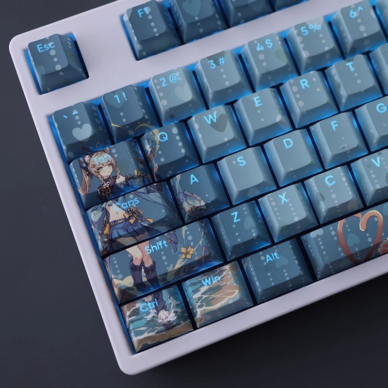 綺良良透光RGB108鍵標準配列衛星軸鍵帽-ZUIHANG SHOP