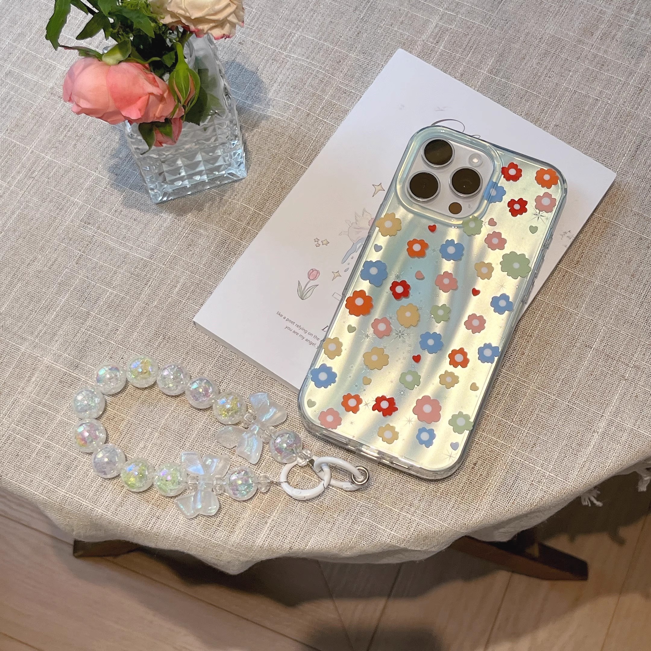 韓系愛心小碎花手機殼-ZUIHANG SHOP