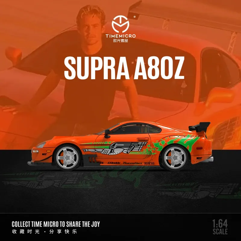 TM 1:64 RX-7 Veilside 速霸A80Z 合金仿真車模型