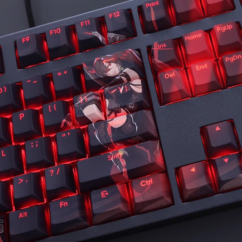 露西亞透光RGB108鍵標準配列衛星軸鍵帽