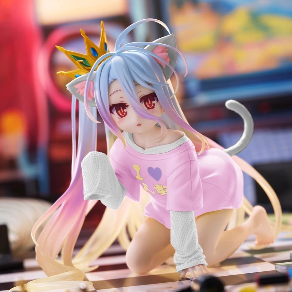 遊戲人生 Desktop Cute 白 貓耳T恤-ZUIHANG SHOP