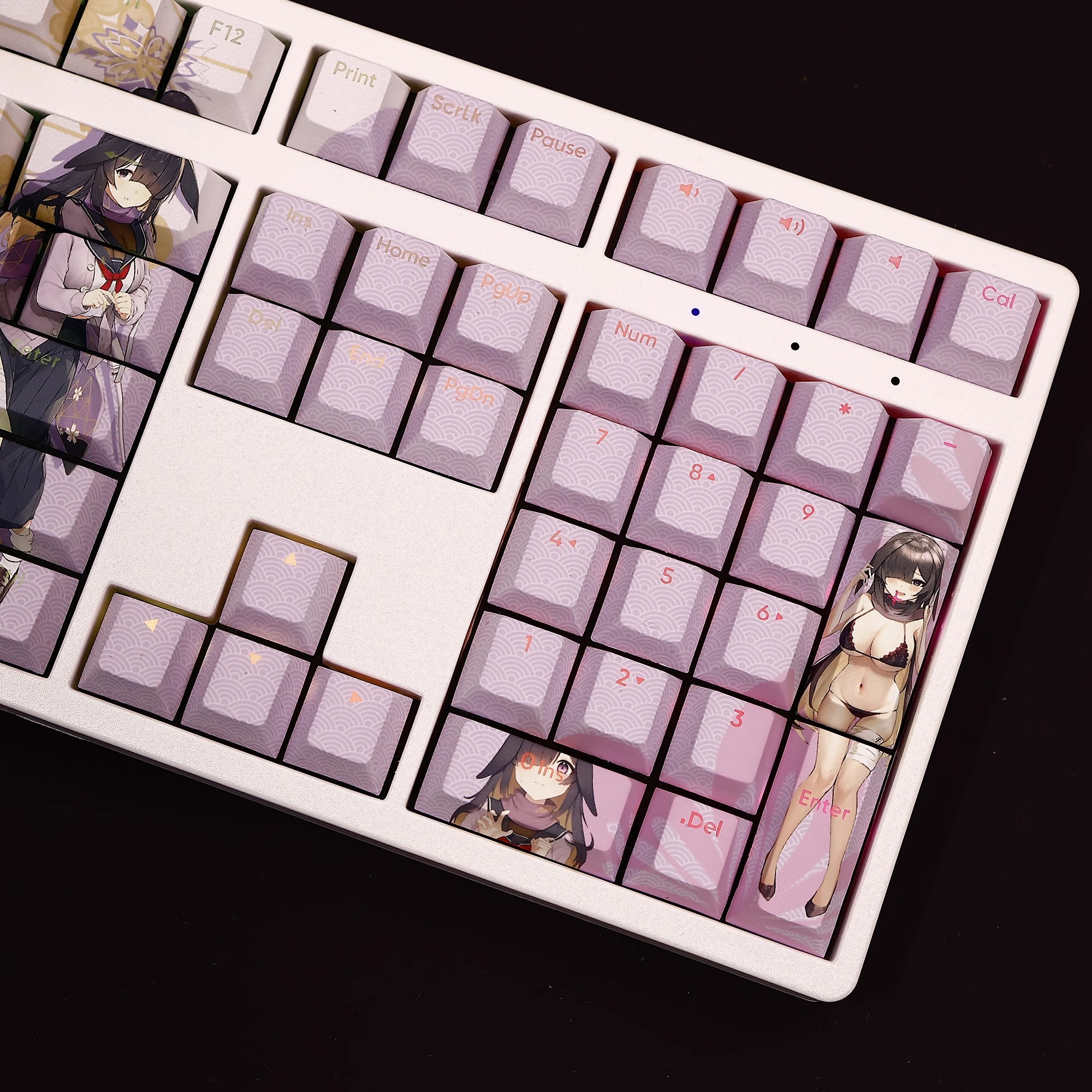 月咏透光RGB108鍵標準配列衛星軸鍵帽-ZUIHANG SHOP