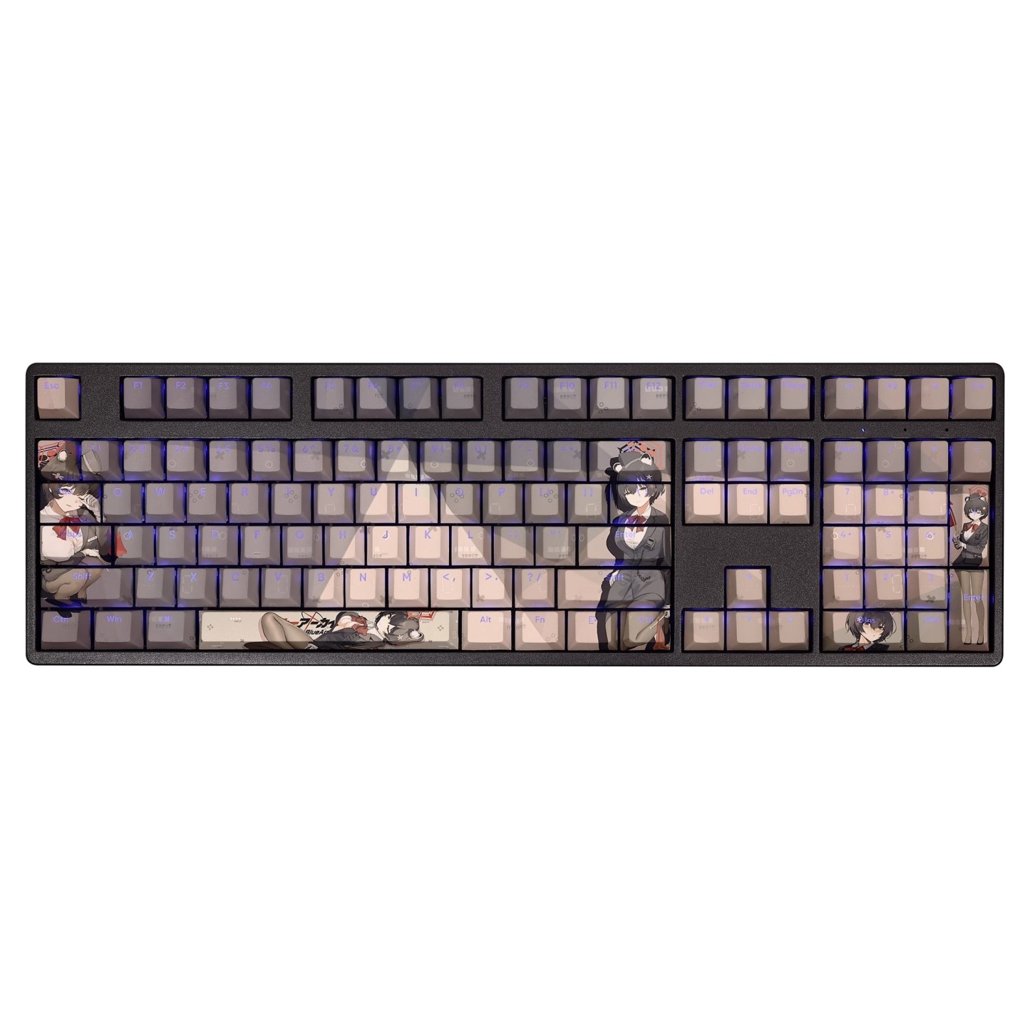 導遊椿透光RGB108鍵標準配列衛星軸鍵帽-ZUIHANG SHOP