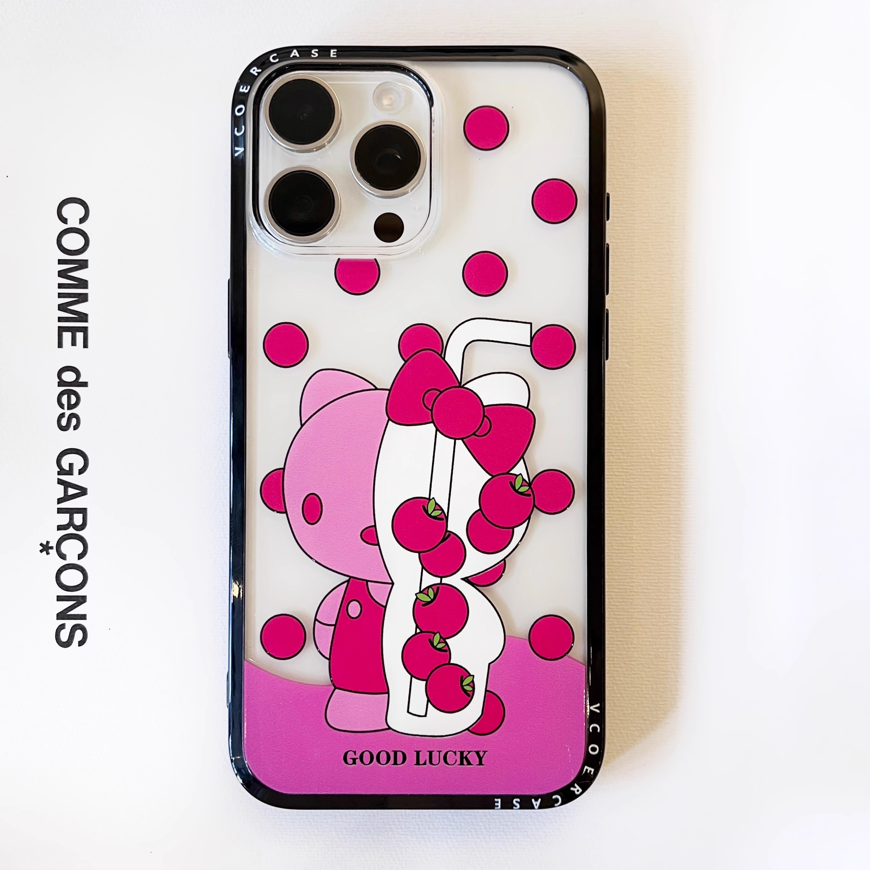 韓系波點凱蒂貓手機殼-ZUIHANG SHOP