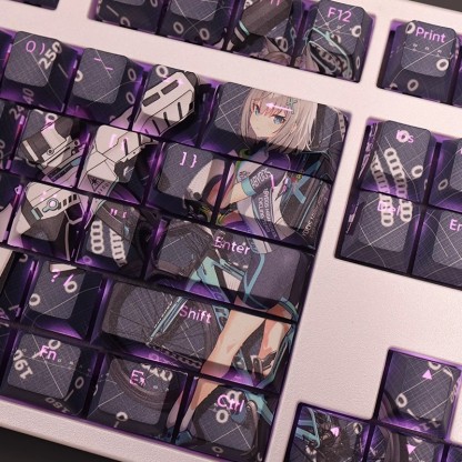砂狼白子透光RGB108鍵標準配列衛星軸鍵帽