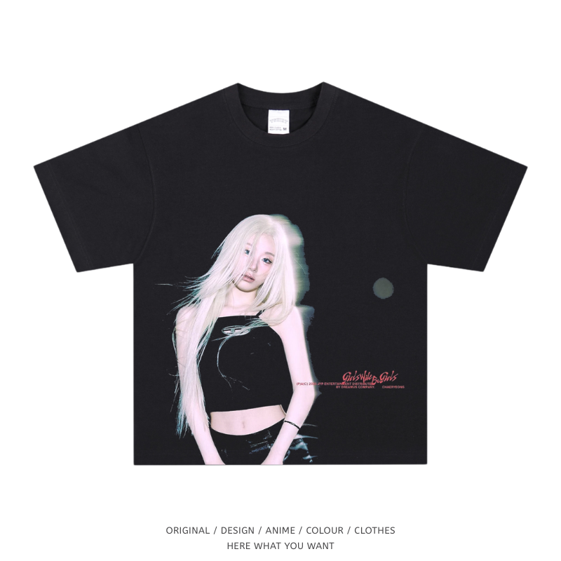 ITZY 全員美式復古短袖T恤｜K-POP 粉絲應援服飾