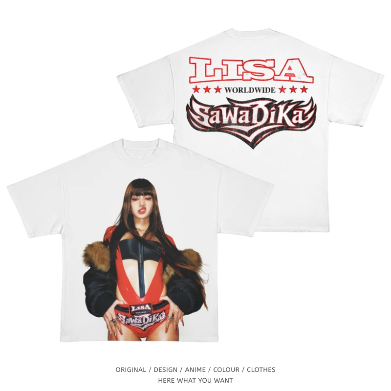 Lisa SaWaDiKa 同款純棉短袖T恤