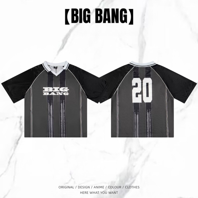 BIGBANG 世巡 XX: COSMOS 短袖T恤｜字母印花休閒上衣