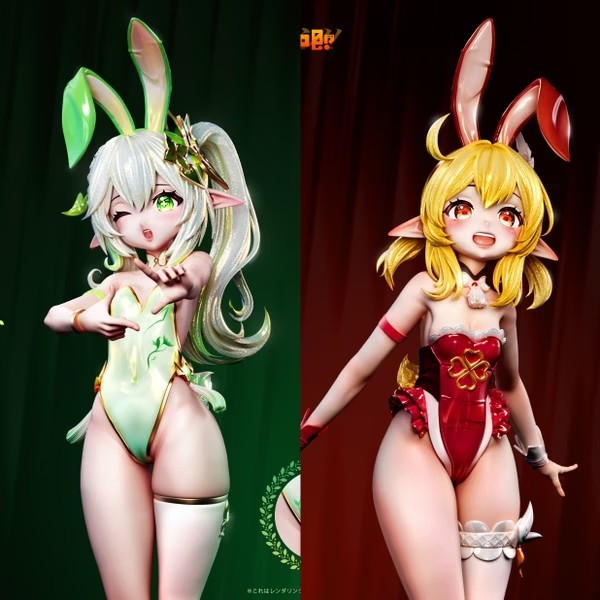 【預購】吧唧 1/6 納西妲 & 可莉 原神嘗口兔兔系列No.1&No.2 250510