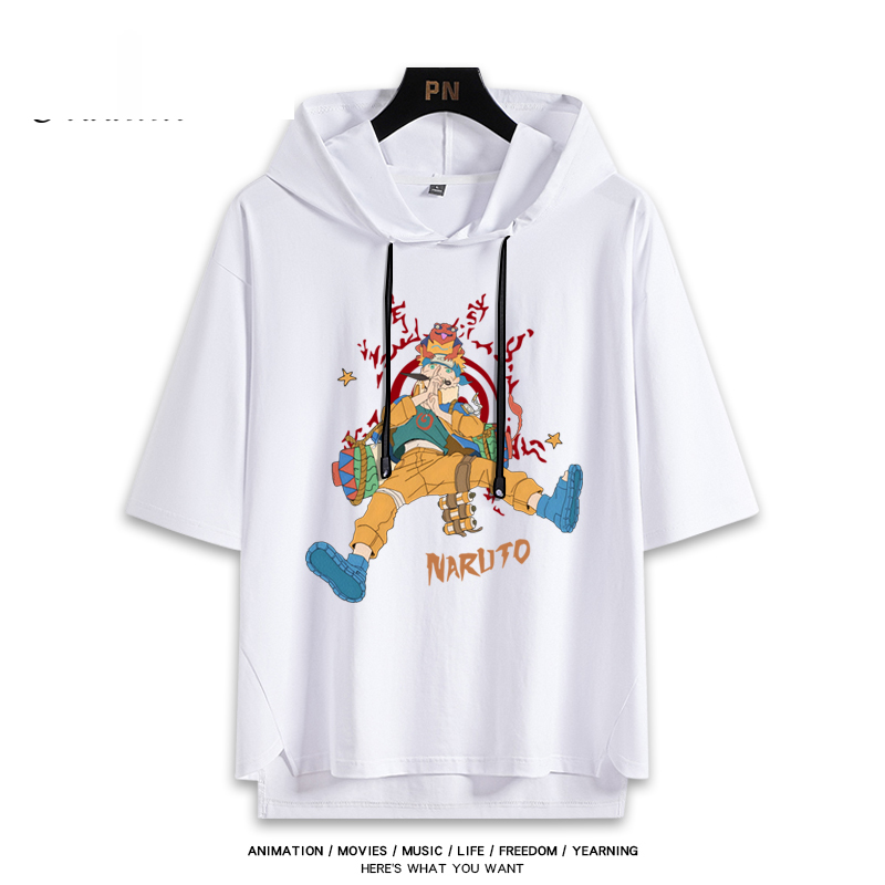 火影忍者 連帽短袖T恤