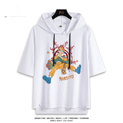 火影忍者 連帽短袖T恤