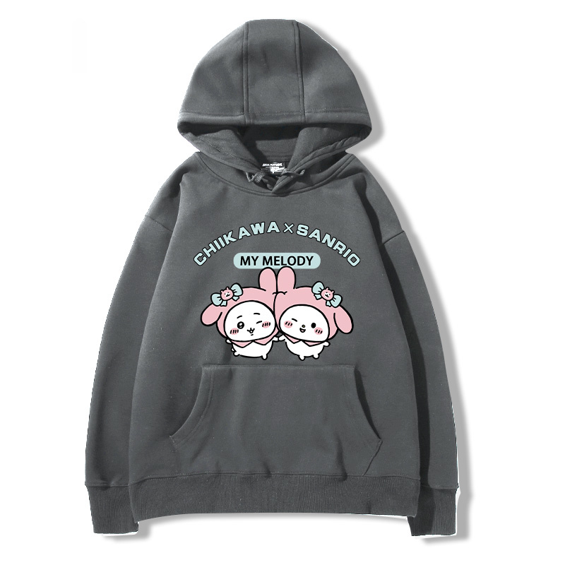 chiikawa吉伊卡哇聯名三麗歐新款 親子情侶男女款連帽衛衣-ZUIHANG SHOP