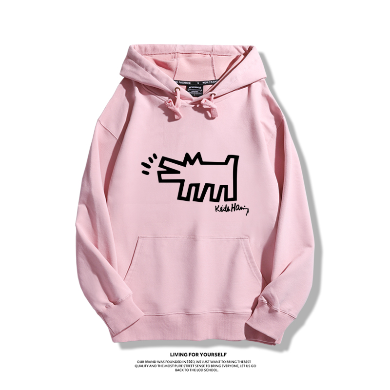 keith haring新款 親子情侶男女款連帽衛衣-ZUIHANG SHOP