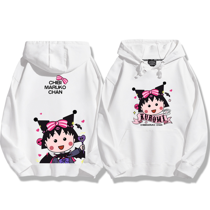 櫻桃小丸子聯名新款 親子情侶男女款連帽衛衣-ZUIHANG SHOP