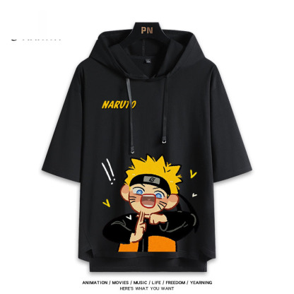 火影忍者 連帽短袖T恤