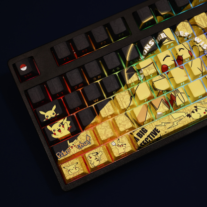 皮卡丘 108鍵 標準配列 衛星軸鍵帽-ZUIHANG SHOP