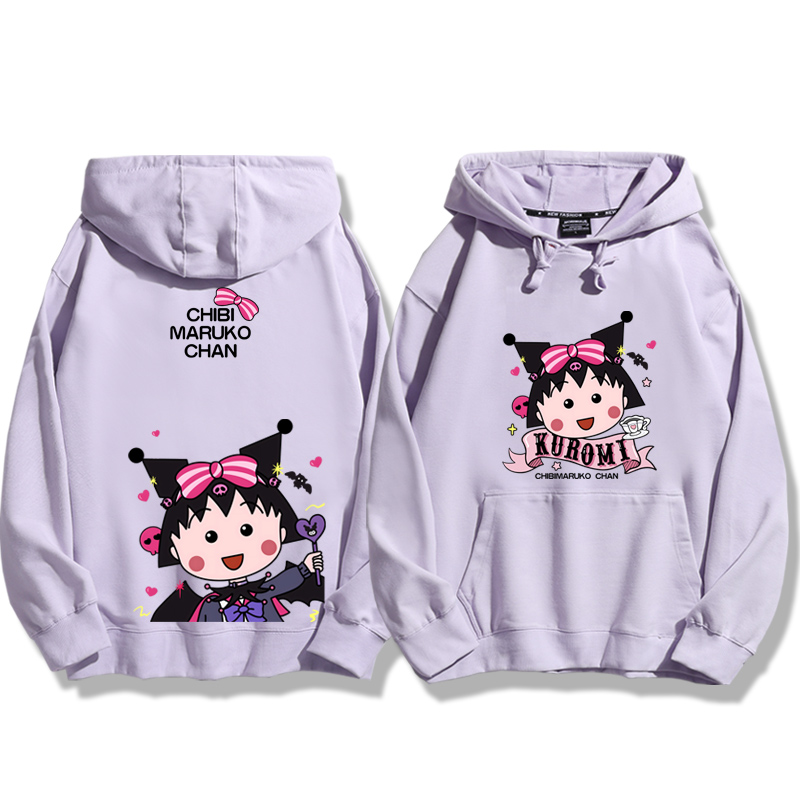 櫻桃小丸子聯名新款 親子情侶男女款連帽衛衣-ZUIHANG SHOP