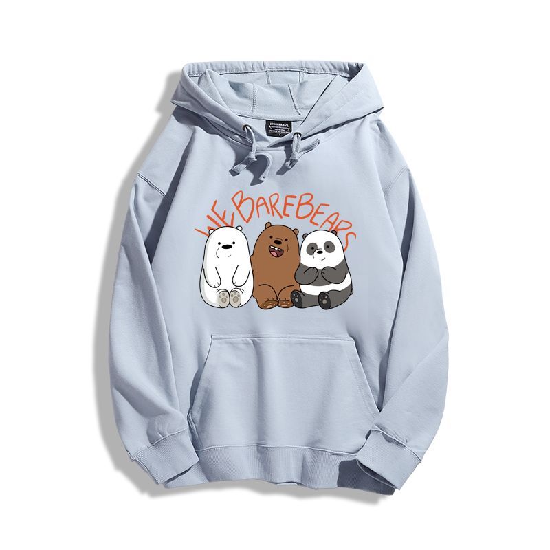 咱們三只裸熊聯名nasa新款 親子情侶男女款連帽衛衣-ZUIHANG SHOP