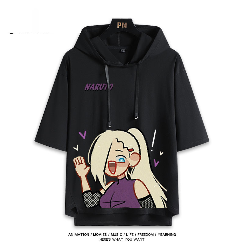 火影忍者 連帽短袖T恤