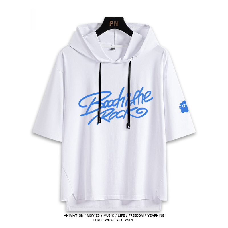 孤獨搖滾新款 親子情侶男女款連帽短袖T恤-ZUIHANG SHOP