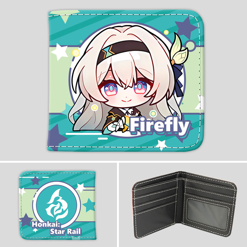 星穹鐵道Q版動漫周邊pu皮革短錢包-ZUIHANG SHOP