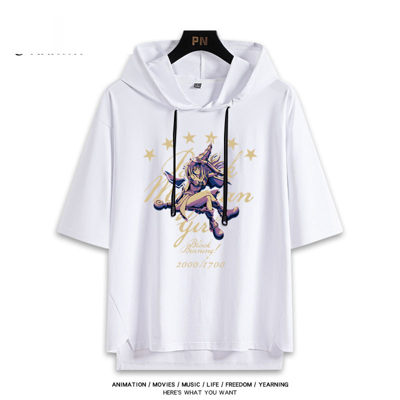 遊戲王 黑魔導女孩 連帽短袖T恤-ZUIHANG SHOP