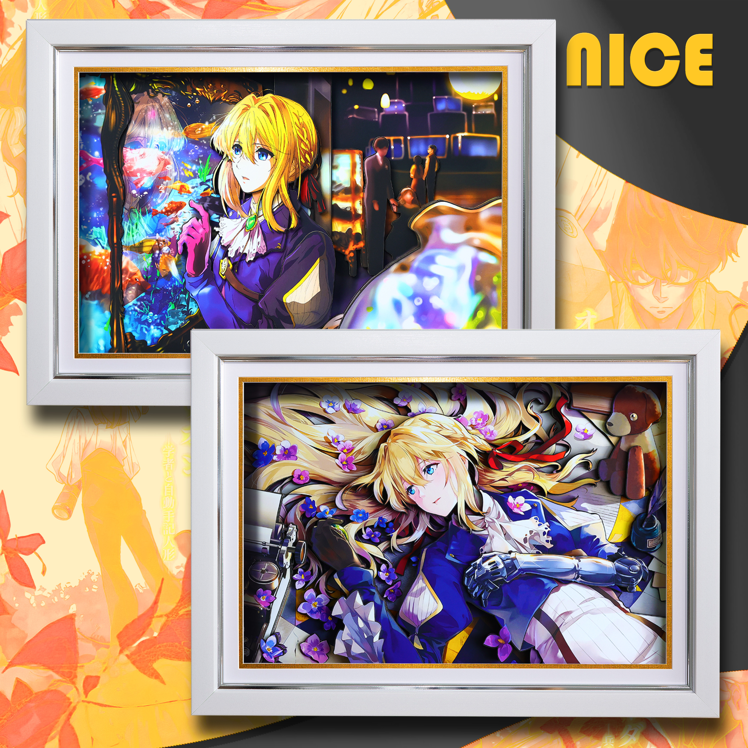 紫羅蘭永恆花園 3D立體畫-ZUIHANG SHOP