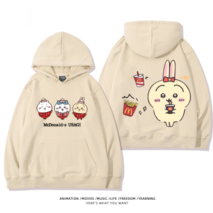 Chiikawa新款 親子情侶男女款連帽衛衣-ZUIHANG SHOP