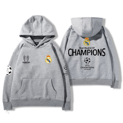 皇馬足球隊新款 親子情侶男女款連帽衛衣-ZUIHANG SHOP