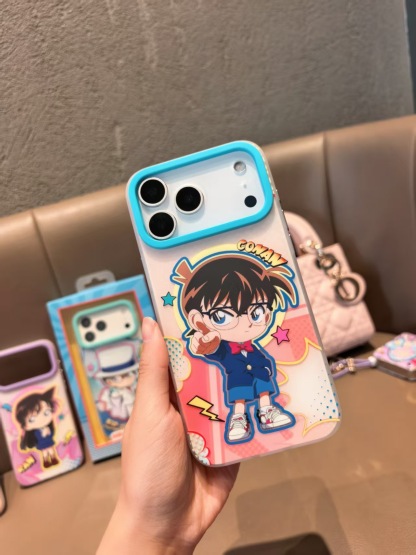 【正版授權】iPhone17系列 名偵探柯南可愛卡通高端磁吸手機殼