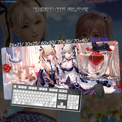 生死格鬥系列 超大鎖邊主題桌墊 布質滑鼠墊