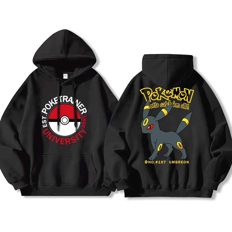 寶可夢新款 親子情侶男女款連帽衛衣-ZUIHANG SHOP