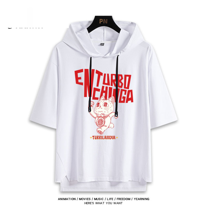 膽大黨新款 親子情侶男女款連帽短袖T恤-ZUIHANG SHOP