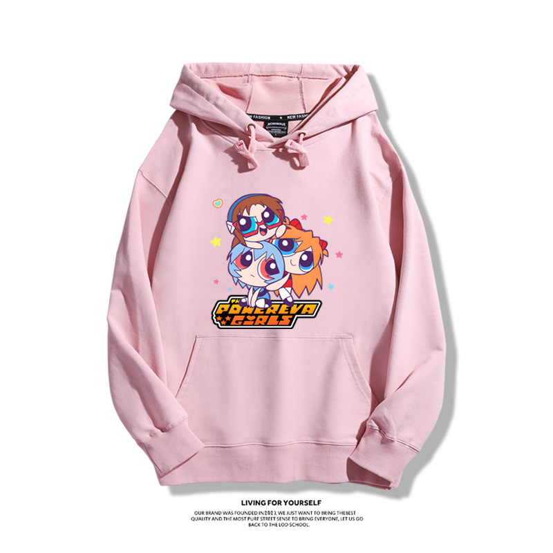 EVA聯名飛天小女警新款 親子情侶男女款連帽衛衣-ZUIHANG SHOP