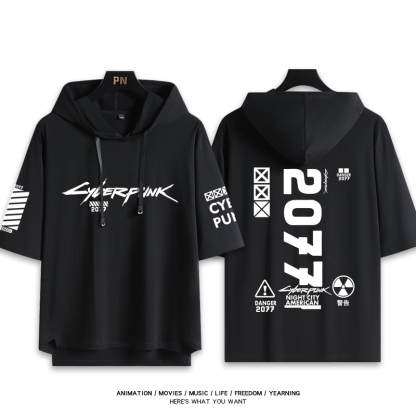 電馭叛客 連帽短袖T恤-ZUIHANG SHOP