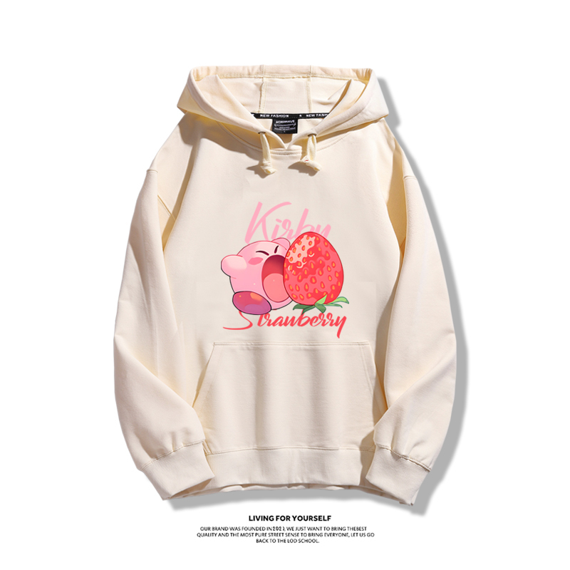 星之卡比新款 親子情侶男女款連帽衛衣