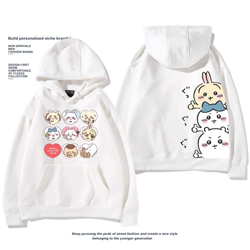 Chiikawa新款 親子情侶男女款連帽衛衣-ZUIHANG SHOP