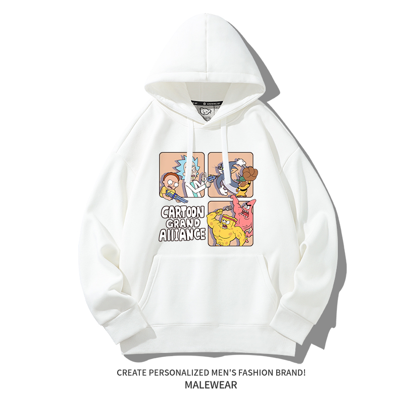 瑞克和莫蒂新款 親子情侶男女款連帽衛衣-ZUIHANG SHOP