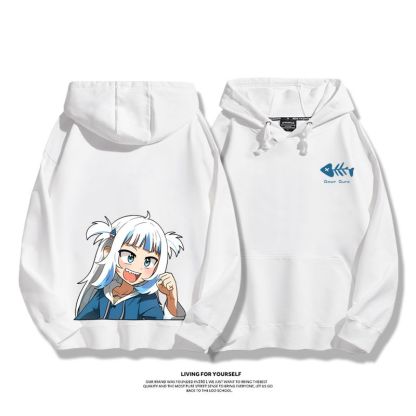 Gawr Gura 2025秋冬新款 親子情侶男女連帽衛衣-ZUIHANG SHOP