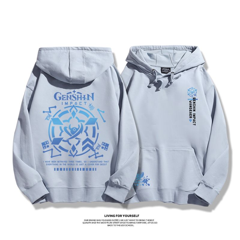 原神鐘離新款 親子情侶男女款連帽衛衣-ZUIHANG SHOP