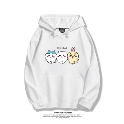 Chiikawa新款 親子情侶男女款連帽衛衣