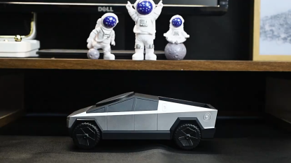 酷炫氛圍燈特斯拉造型手機支架